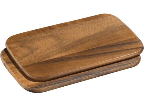 Zassenhaus Frühstücksbretter 2er Set Akazie 26cm