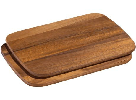 Zassenhaus Frühstücksbretter 2er Set Akazie 28cm