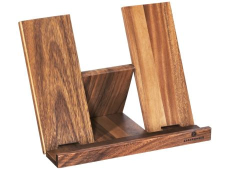 Zassenhaus Kochbuchhalter klappbar Akazie 30x22x17cm