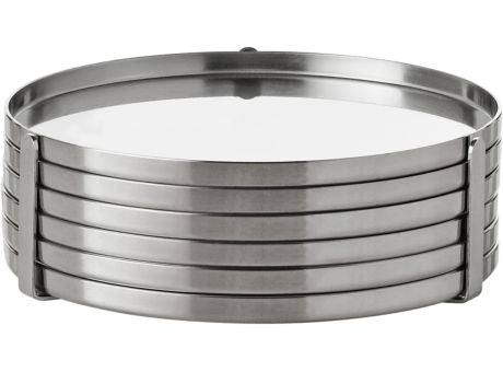 Stelton Arne Jacobsen Gläseruntersetzer 6 Stck