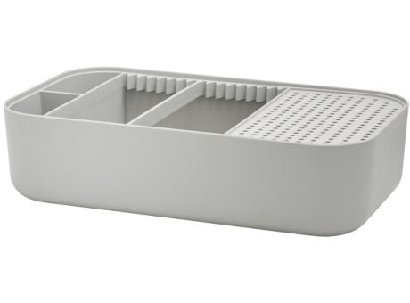 RIG-TIG DISHY Geschirrkorb 2in1 light grey
