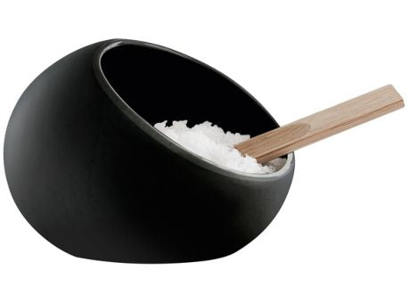 Rosendahl Salzschale schwarz Porzellan