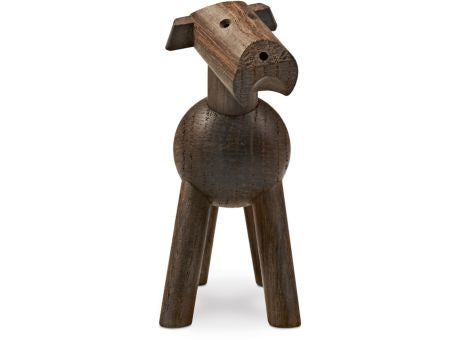 Kay Bojesen Hund Tim dunkles Holz
