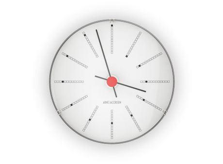 Arne Jacobsen Wetterstation Bankers Wanduhr Ø12cm