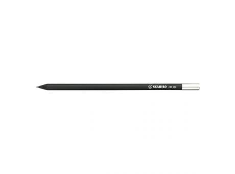 STABILO Grafitstift schwarz mit Metallkapsel