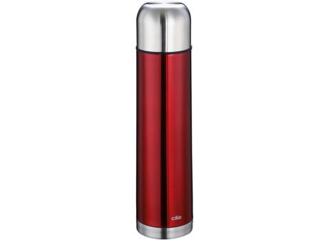 Cilio Isolierflasche COLORE 1 0L metallic rot