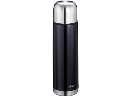 Cilio Isolierflasche COLORE 0 5L metallic schwarz