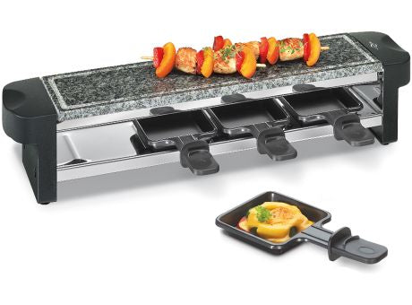Küchenprofi Raclette HOT STONE QUATTRO schwarz
