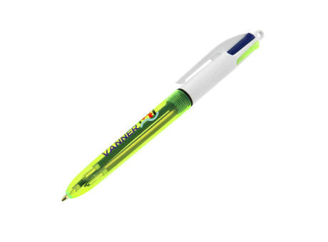 BIC® 4 Colours Fluo Kugelschreiber + lanyard