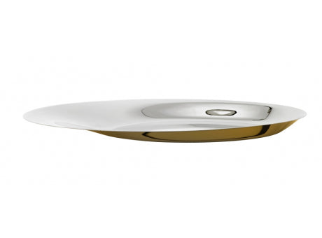 Stelton Foster Schale 46 cm Stahl golden