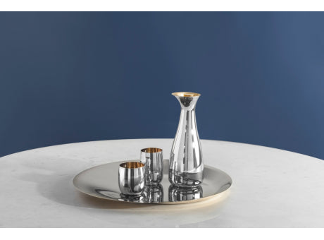 Stelton Foster Schale 46 cm Stahl golden