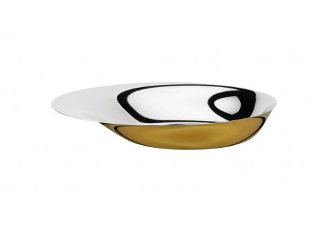 Stelton Foster Schale 36 cm Stahl golden