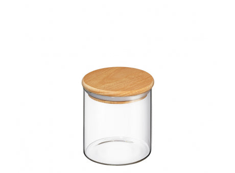Zassenhaus Vorratsglas mit Holzdeckel 600ml