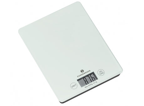 Zassenhaus Digital-Waage Balance weiß