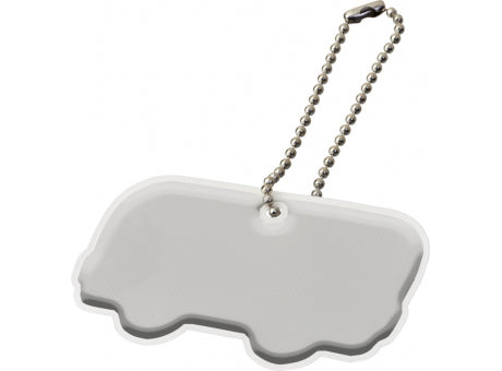 Reflektierender Anhänger in Busform
