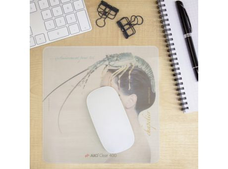 Mousepad AXOClear 400, 24 x 19,5 cm rechteckig, 0,9 mm dick