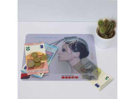 Zahlmatte AXOClear 600, 24 x 19,5 cm rechteckig, 0,9 mm dick