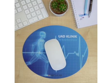 Mousepad AXOSoft 400, 24 x 19,5 cm rechteckig, 1,1 mm dick