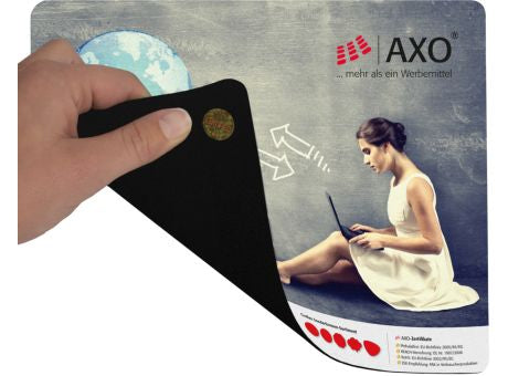 Mousepad AXOIdent 400, 24 x 19,5 cm rechteckig, 2,3 mm dick
