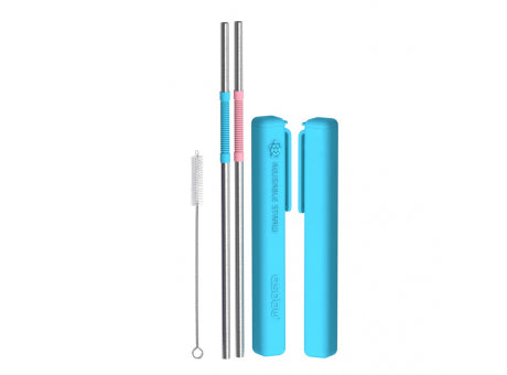 ASOBU RE-USABLE STRAWS Trinkhalm PS/2