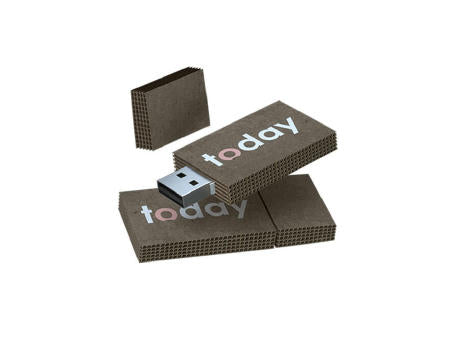 USB-Stick aus Wellpappe Cardboard