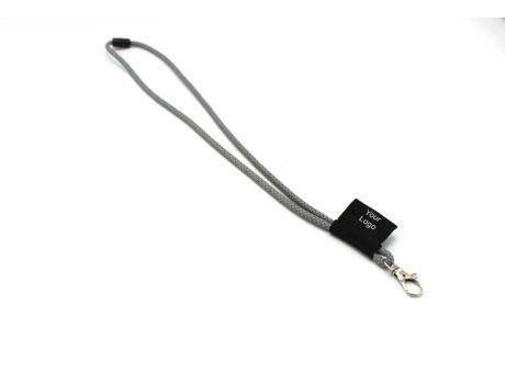 Tube Lanyard Reflex silber