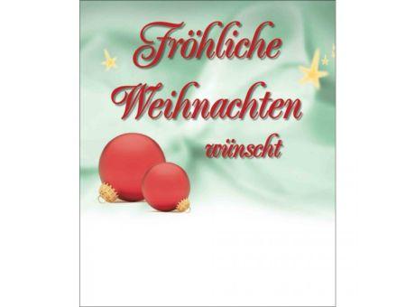 Organzasäckchen Christmas silber mit Kärtchen