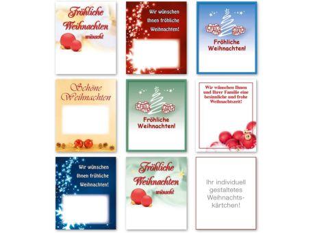 Organzasäckchen Christmas silber mit Kärtchen