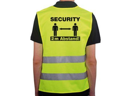 Warnweste Security 2 Meter Abstand