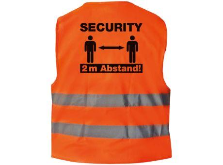 Warnweste Security 2 Meter Abstand