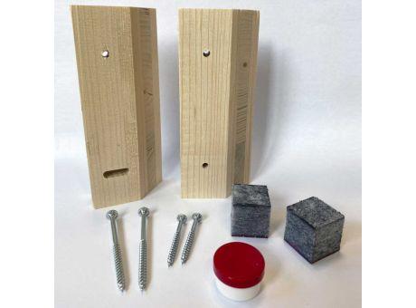 Knackenleistenset für Schallschutzplatten 2,5 cm Stärke