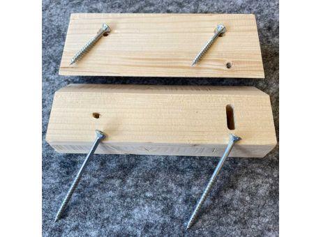 Knackenleistenset für Schallschutzplatten 2,5 cm Stärke