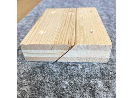 Knackenleistenset für Schallschutzplatten 2,5 cm Stärke