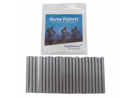 Speichensticks STICKY 8, silber reflektierend