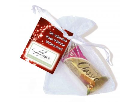 Organzasäckchen Nougat Classic 10, neutral
