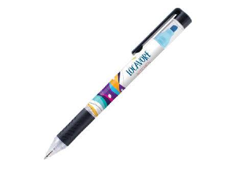 DELOS Kugelschreiber und Textmarker mit 4c-Druck all-over