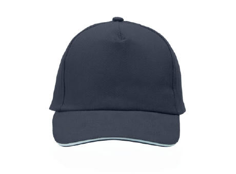 Cap 5 Panel mit Klettverschluss gebürstet