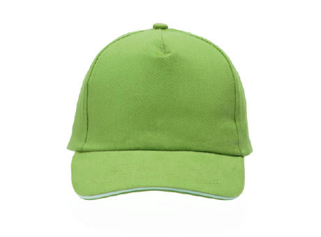 Cap 5 Panel mit Klettverschluss gebürstet