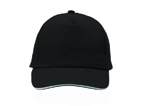 Cap 5 Panel mit Klettverschluss gebürstet