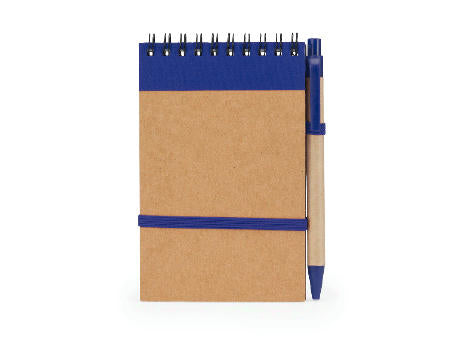 Recyceltes Notebook A6 mit Kugelschreiber
