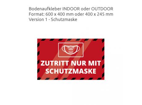 HEJU Abstandsbeschilderung Indoor / Outdoor