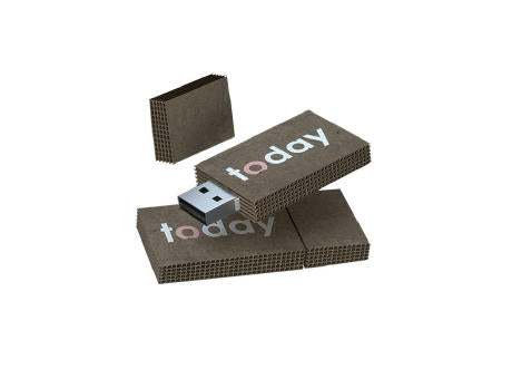 USB-Stick aus Wellpappe Cardboard Cardboard Priority