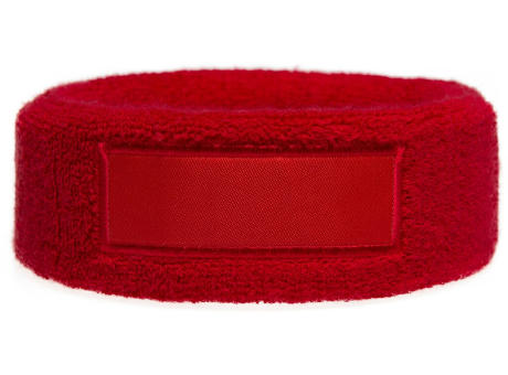 Frottier Stirnband mit Label