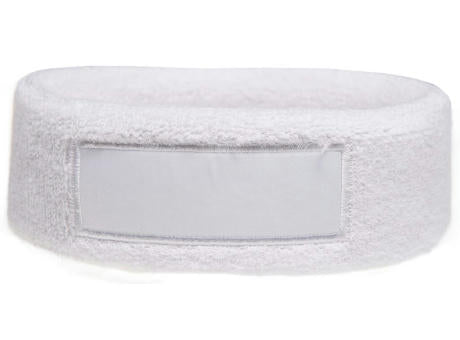 Frottier Stirnband mit Label