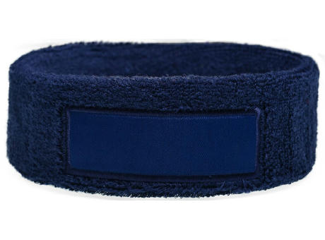 Frottier Stirnband mit Label