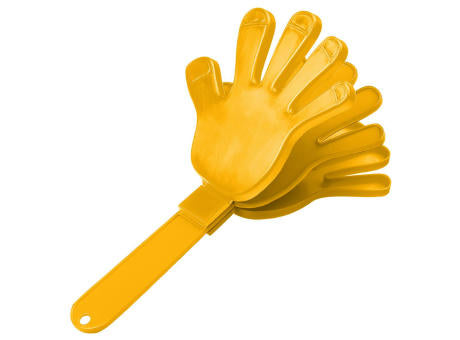 Klapper "Hand", einfarbig