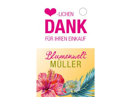 Organzasäckchen "Good Luck", mit Kärtchen