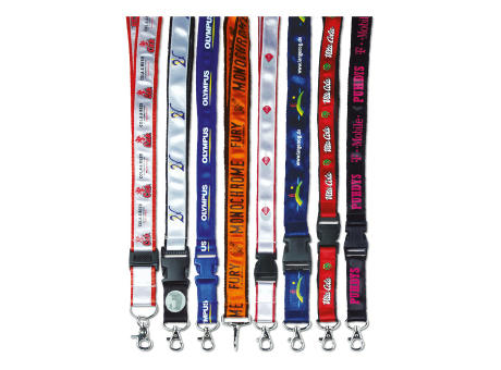 Lanyard mit Satinbandbesatz