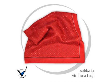Tuch Sparkasse 3 Logo allover mit Tupfen