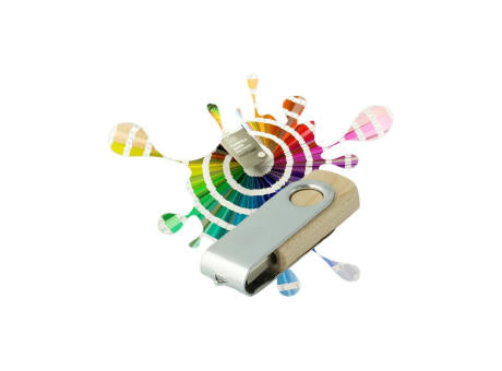 ST01H USB 2.0 A 64 MB Metall-Wunschfarbe